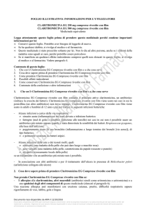 FOGLIO ILLUSTRATIVO: INFORMAZIONI PER L`UTILIZZATORE