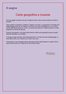 Il segno Carta geografica e bussola