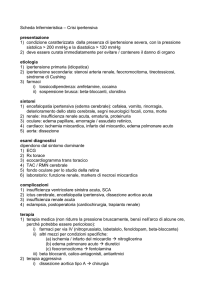 Scheda Infermieristica - crisi ipertensiva - italiano - Af