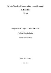 Inglese - Istituto "Bandini"