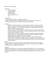 Il pesto - istituto comprensivo di calcinaia