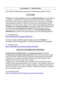 Contromisure 3 - alcuni software