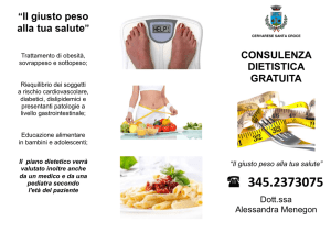 Consulenza dietistica - Cervarese Santa Croce