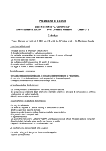 Programma di Scienze della Terra