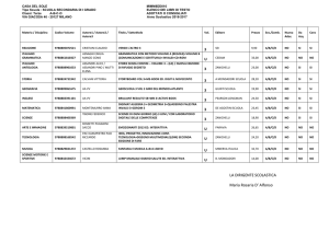 Libri di testo classe TERZA scuola secondaria di primo
