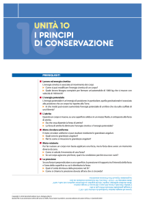 10unità 10 i principi di conservazione