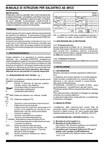 Manuale di istruzioni in italiano