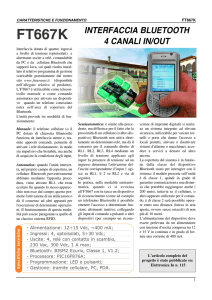 ft667k interfaccia bluetooth 4 canali in/out