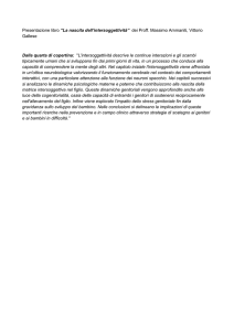 Presentazione libro “La nascita dell`intersoggettività” dei Proff