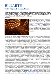 Teatri d`Opera. È di scena Mozart