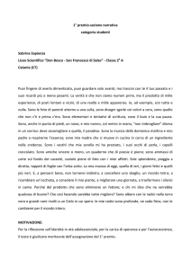 1° premio-sezione narrativa categoria studenti Sabrina Sapienza