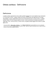 Gittata cardiaca - Definizione