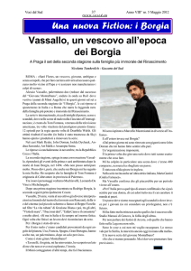 Pag 37 - Vassallo, un vescovo all`epoca dei Borgia