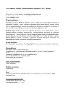 Corso di Laurea in Scienze Animali e Produzioni Alimentari (SAPA