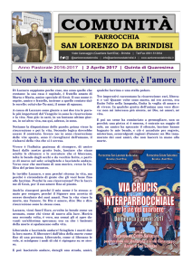 Non è la vita che vince la morte, è l`amore