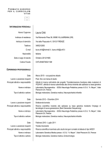 CV Laura Chiti