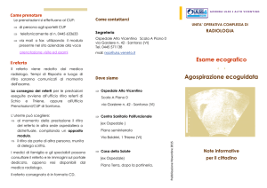 Esame ecografico - Ulss 4 Alto Vicentino