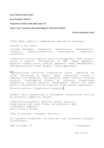 *Gradi degli aggettivi. Comparazione regolare ed irregolare