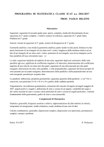 RIPASSO ed APPROFONDIMENTI GONIOMETRIA E