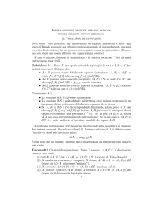 Insiemi convessi disgiunti che non possono essere separati