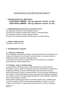 RANITIDINA GERMED 150 mg compresse rivestite con film