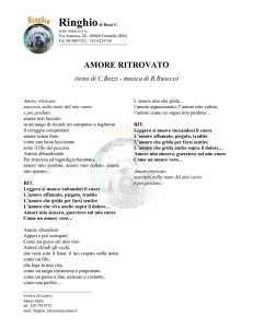 amore ritrovato - Cristina Bozzi