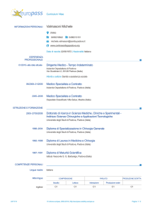 Curriculum - Azienda Ospedaliera di Padova