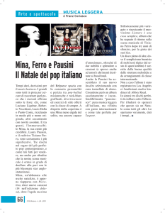 Mina, Ferro e Pausini Il Natale del pop italiano