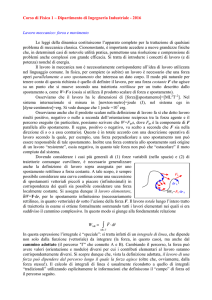 lavoro e potenza