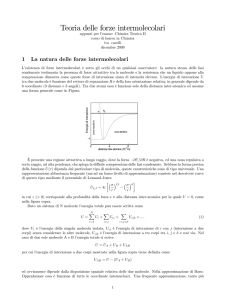 Teoria delle forze intermolecolari