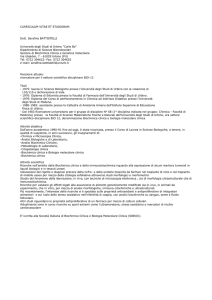 curriculum vitae - Università degli Studi di Urbino Carlo Bo