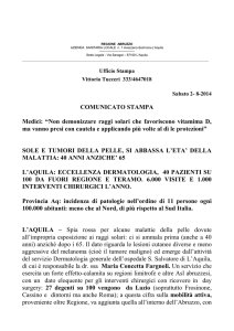 Scarica il comunicato - ASL 1