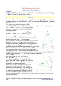 Lato del decagono regolare