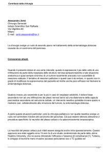 Contributo della chirurgia