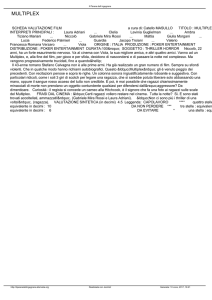 multiplex - Il Parere dell ingegnere