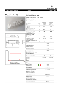 Scheda tecnica prodotto C - L E D     35020