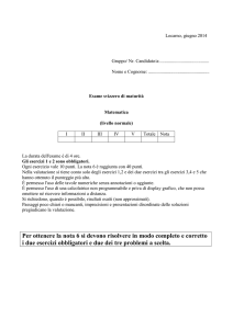 Matematica livello normale