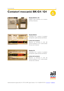 Istruzioni contatore gas 111-kb