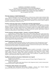 SAPIENZA UNIVERSITA DI ROMA FACOLTA` DI INGEGNERIA