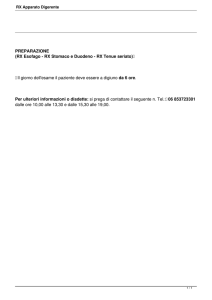 RX Apparato Digerente