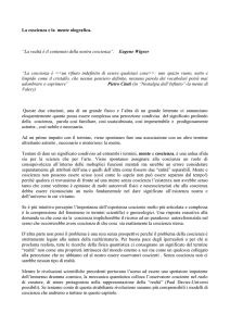 La coscienza e la mente olografica.