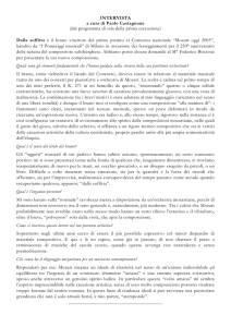 INTERVISTA a cura di Paolo Castagnone