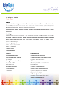 Programma Cinese 1 livello