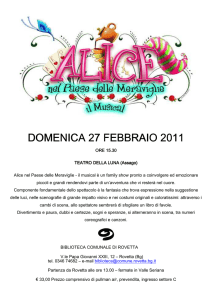 alice nel PAESE DELLE meraviglie