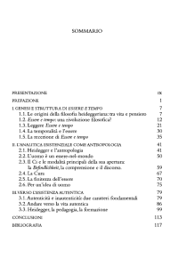 tra vita e pensiero 7 1.2. Essere e tempo