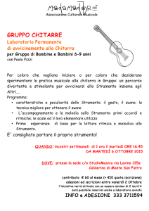 gruppo chitarre - Informafamiglie