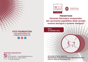 Variante follicolare incapsulata del carcinoma