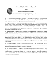 Università degli Studi di Roma “La Sapienza” FISICA Ingegneria