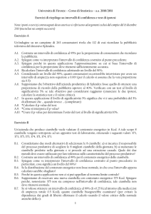 Esercizi - UniFI
