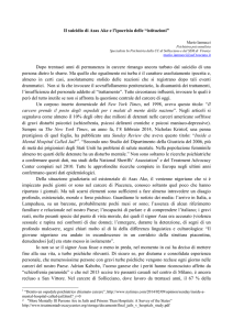 Il suicidio di Asas Ake e l`ipocrisia delle “istituzioni” Dopo trentasei